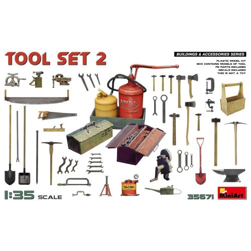 1:35 MINIART Tool Set #2 Kit MA35671