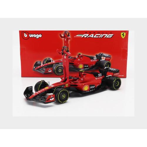1:24 BURAGO Ferrari F1 Sf-23 Team Scuderia Ferrari #16 Season 2023 Charles Leclerc Red Black BU26809-LEC