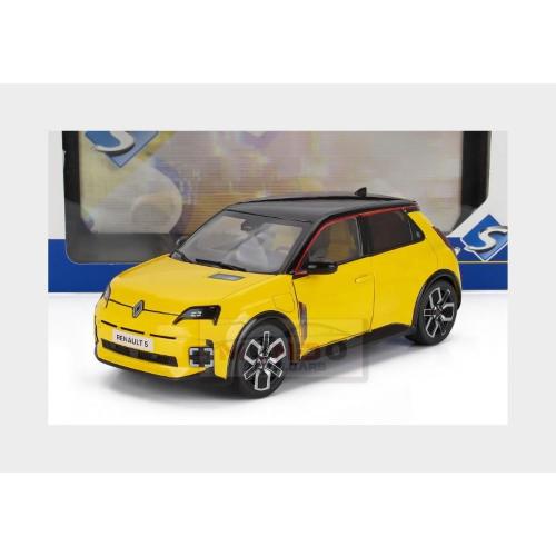 1:18 SOLIDO Renault R5 E-Tech 2024 Pop Yellow Black SL1812602