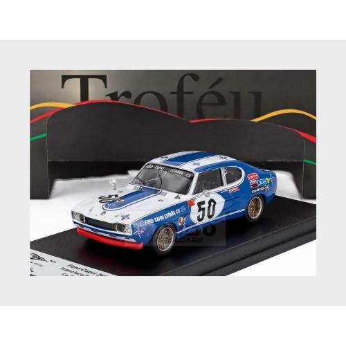 1:43 TROFEU Ford England Capri 2600 Rs #50 Test 24H Le Mans 1974 Francisco Torredemer Blue White TRFRRFR101