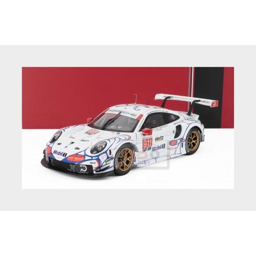 1:18 IXO Porsche 911 991 Rsr Team Porsche Gt #911 Winner Gtlm Class Petit Le Mans 2018 Patrick Pilet Nick Tandy Frederic Makowiecki White LEGT18010