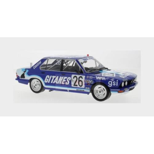 1:18 IXO Bmw 5-Series 528I (E28) Team Gitanes W.M. Racing #26 2Nd 24H Spa 1982 Jean Pierre Jarier Jean Louis Trintignant Thierry Tassin Blue 18RMC183A.22