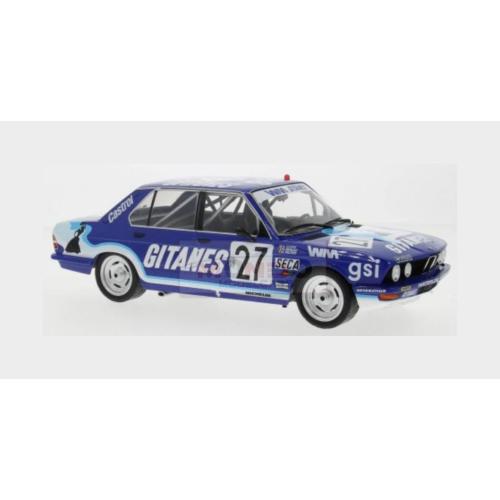 1:18 IXO Bmw 5-Series 528I (E28) Team Gitanes W.M. Racing #27 5Th 24H Spa 1982 Alain Cudini Herve Regout Alain Peltier Blue 18RMC183B.22