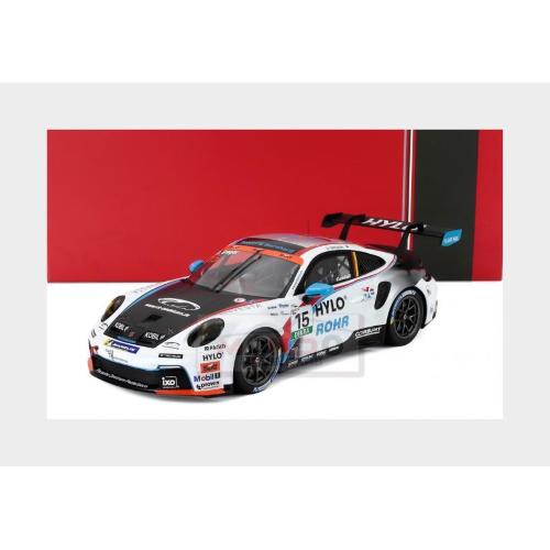 1:18 IXO Porsche 911 992-2 Gt3 Team 75 Bernhard #15 Porsche Carrera Cup Germany Season 2025 Daniel Gregor White Black LEGT18-24CUP003