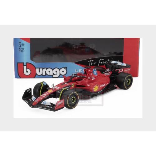 1:43 BURAGO Ferrari F1 Sf-23 Team Scuderia Ferrari Hp #44 Fiorano 2025 Lewis Hamilton Red Black BU36810_BU36836H