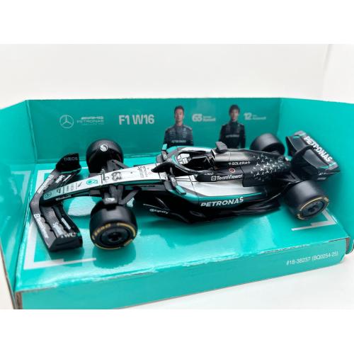 1:43 BURAGO Mercedes Gp F1 W16 Team Amg Petronas Motorsport #63 George Russell Black Silver Green BU38176-R
