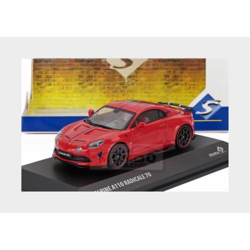 1:43 SOLIDO Renault Alpine A110 Radicale 70 Coupe 2024 Red SL4317203