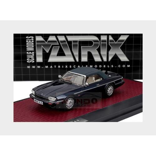 1:43 MATRIX Jaguar Xjs 4.0 Celebration Cabriolet Open 1995 Blue MX41001-252