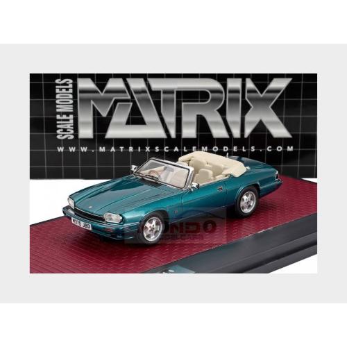 1:43 MATRIX Jaguar Xjs 4.0 Celebration Cabriolet Open 1995 Turquoise MX41001-253