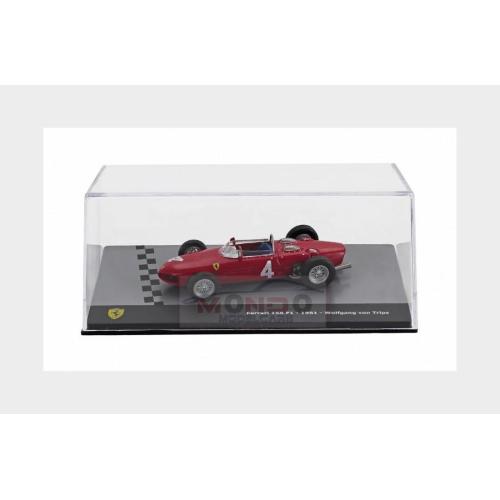 1:43 EDICOLA Ferrari F1 156 Sharknose #4 Season 1961 Wolfgang Von Trips Con Vetrina With Showcase Red MX7ALA0085