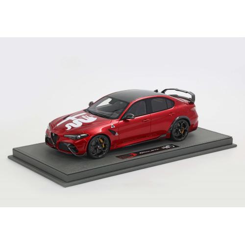 1:18 BBR Alfa Romeo Giulia Gta Rosso Gta Con Logo Alfa Romeo E Spoiler Posteriore BBRC1851AR-25