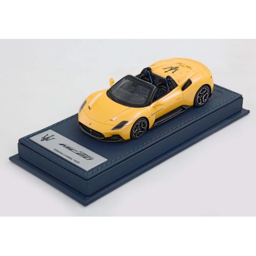 1:43 BBR Maserati Mc20 Cielo Base In Vera Pelle Giallo Genio Cerchi Birdcage BBRC276C1DLCZ