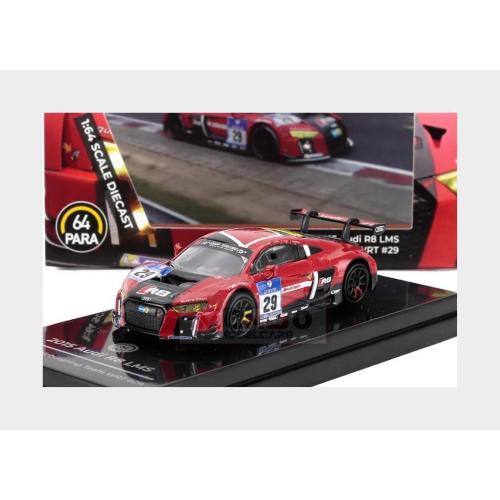 1:64 PARAGON Audi R8 Lms Team Wrt Audi Sport 29 24H Nurburgring 2015 Nicki Thiim Christer Joens Pierre Kaffer Laurens Vanthoor Red Black PA-55264