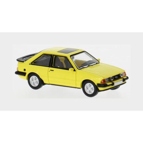 1:87 PREMIUM CLASSIXXS Ford England Escort Mkiii Xr3I 1982 Yellow Plastic PCX870788
