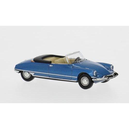 1:87 BREKINA PLAST Citroen Ds 19 Cabriolet Blu 1963 BRE14235