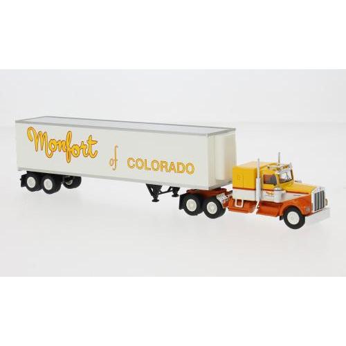1:87 BREKINA PLAST Kenworth W 900 Koffer-Sz 1977 Monfort BRE86256
