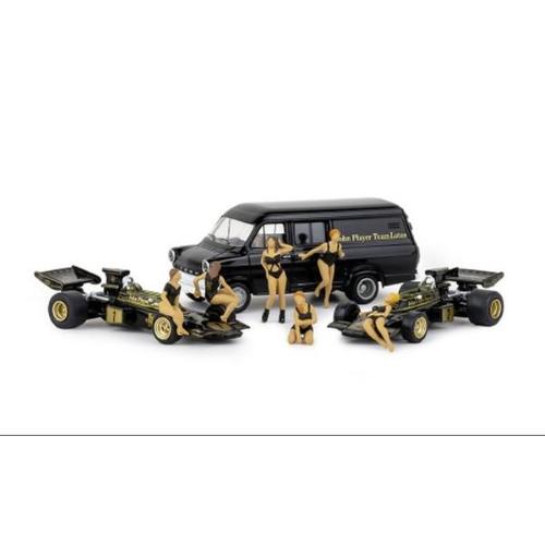 1:87 BREKINA PLAST Set Lotus Jps F1 Gp Nürburgring 1974 Jps R.Peterson J.Ickx BRE22889