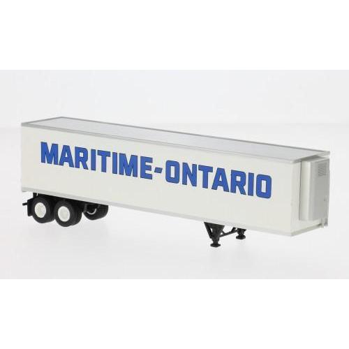 1:87 BREKINA PLAST Auflieger Koffer (Us) 1960 Maritime-Ontario BRE55960