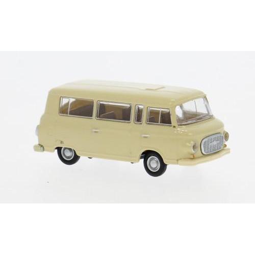 1:87 BREKINA PLAST Barkas B 1000 Bus Beige 1962 BRE30043