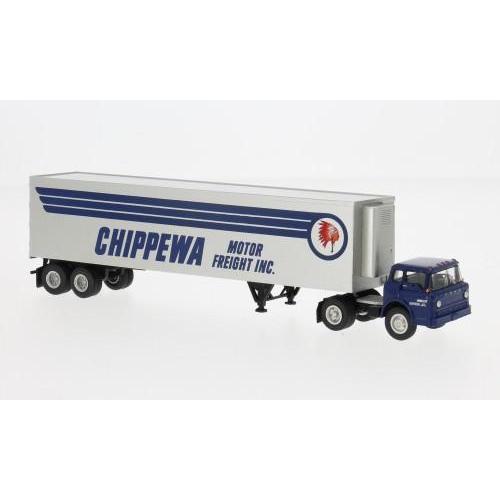 1:87 BREKINA PLAST Ford C-Series Koffer-Sz 1970 Chippewa BRE86329