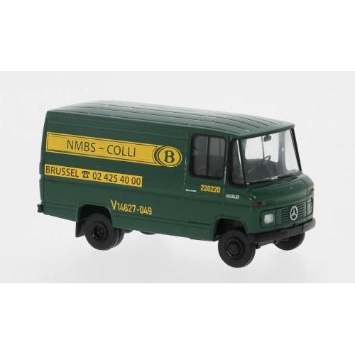 1:87 BREKINA PLAST Mercedes L 406 D Kasten 1967 Bahn Belgien (B) BRE36861