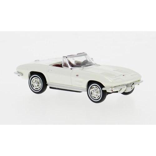 1:87 BREKINA PLAST Chevrolet Corvette C2 Cabrio White 1962 BRE18031