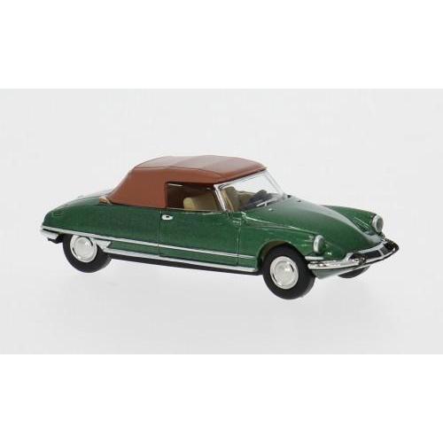 1:87 BREKINA PLAST Citroen Ds 19 Cabriolet Green 1963 BRE14238