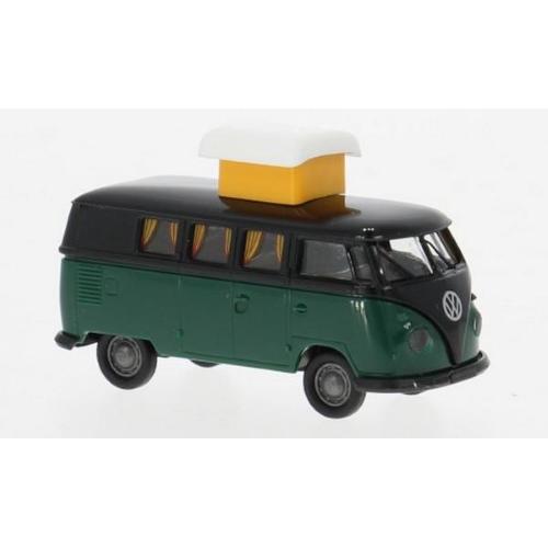 1:87 BREKINA PLAST Vw T1B Camper Black/Dark Grey 1960 BRE31634