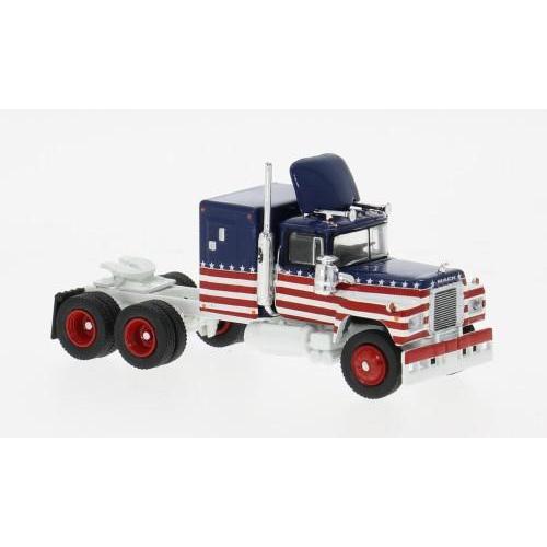 1:87 BREKINA PLAST Mack Rs 700 1966 Stars & Stripes BRE85809