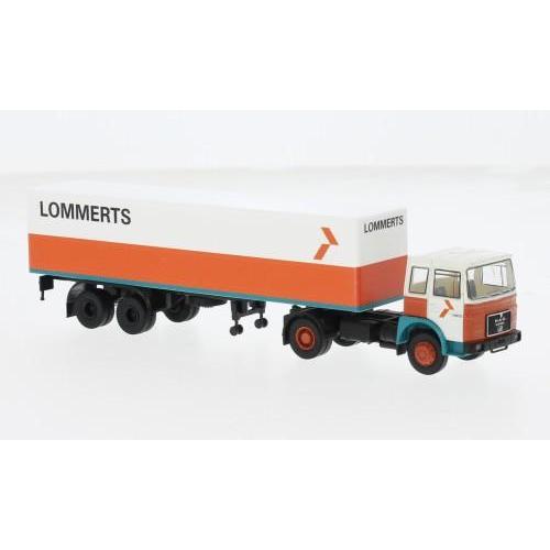 1:87 BREKINA PLAST Man F7 Koffer-Sz 1970 Lommerts BRE78163