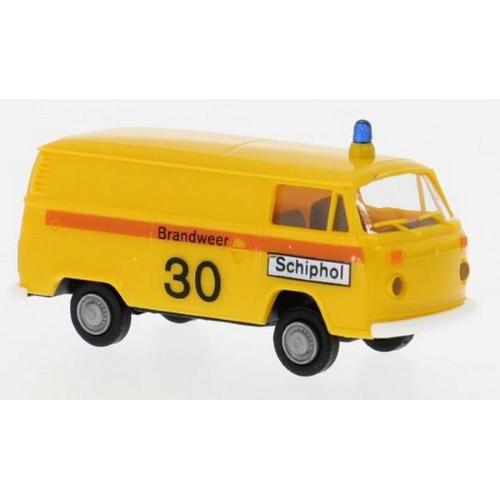 1:87 BREKINA PLAST Vw T2 Kasten 1973 Brandweer Schipol BRE33552