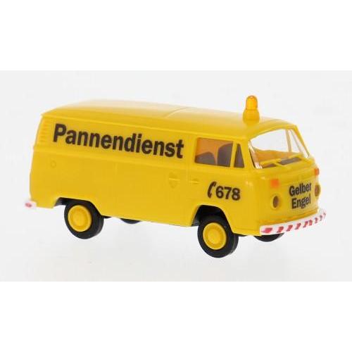 1:87 BREKINA PLAST Vw T2 Kasten 1973 Gelber Engel BRE33553