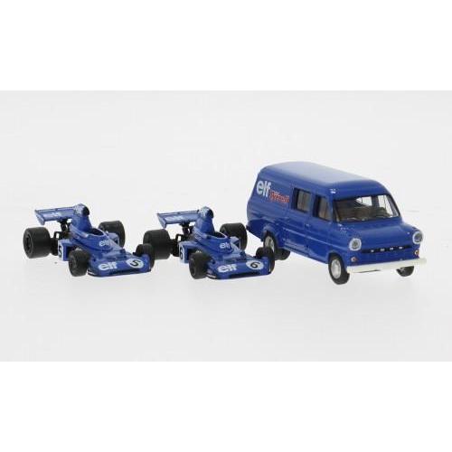 1:87 BREKINA PLAST Set Tyrrell 006 F1 Gp Nürburgring 1973 Elf BRE22871