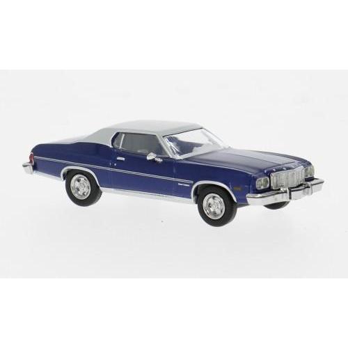 1:87 BREKINA PLAST Ford Gran Torino Dark Blue/Light Grey 1976 BRE19731