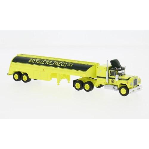 1:87 BREKINA PLAST Mack Rs 700 Tank-Sz 1966 Bayville Vol. Fire Co. BRE85815