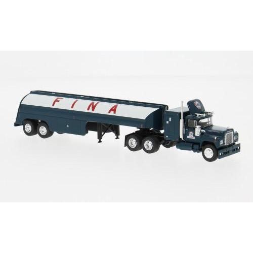 1:87 BREKINA PLAST Mack Rs 700 Tank-Sz 1966 Fina BRE85810