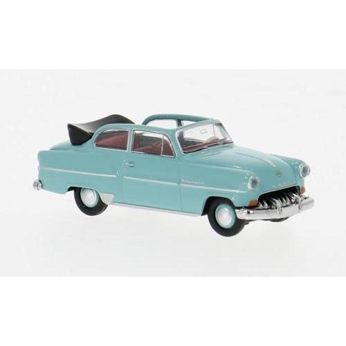 1:87 BREKINA PLAST Opel Olympia Cabrio Helltürkis 1954 BRE20249