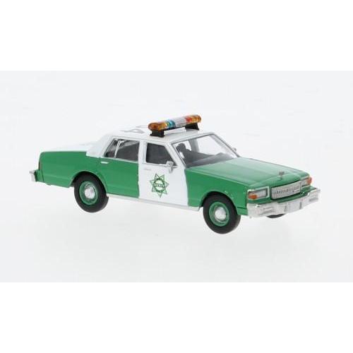 1:87 BREKINA PLAST Chevrolet Caprice 1987 San Diego Sheriff BRE19716