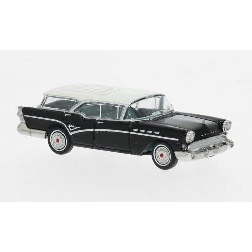 1:87 BREKINA PLAST Buick Century Caballero Black/White 1957 BRE18177