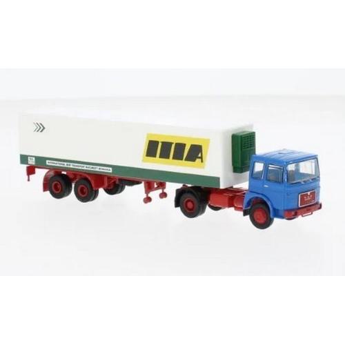 1:87 BREKINA PLAST Man F7 Carro Contenitore-Sz Itia Sped (Ro) 1970 BRE78156