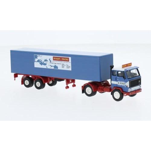 1:87 BREKINA PLAST Volvo F 89 Carro Contenitore-Sz Rynart 1972 BRE85685