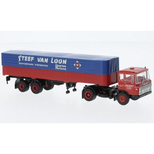 1:87 BREKINA PLAST Daf Ft 2600 Pp-Sz Steef V. Loon Haarlem 1962 BRE85282