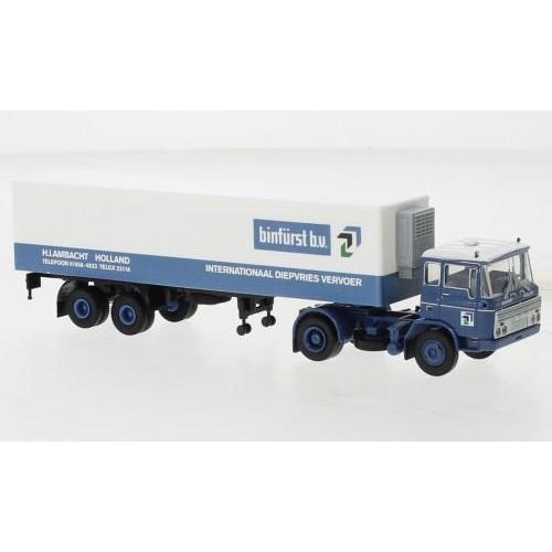 1:87 BREKINA PLAST Daf Ft 2600 Kühlkoffer-Sz Binfürst 1962 BRE85292