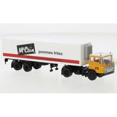 1:87 BREKINA PLAST Daf Ft 2600 Kühlkoffer-Sz Van Amerongen Mccain 1962 BRE85287