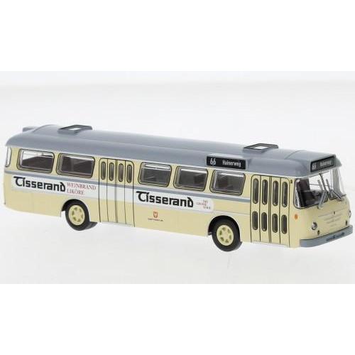 1:87 BREKINA PLAST Büssing Senator 12 D Frankfurt Tisserand 1962 BRE59371