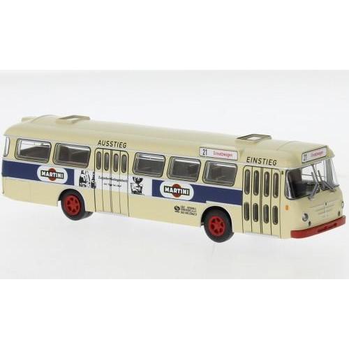 1:87 BREKINA PLAST Büssing Senator 12 D Bad Kreuznach Martini 1962 BRE59367