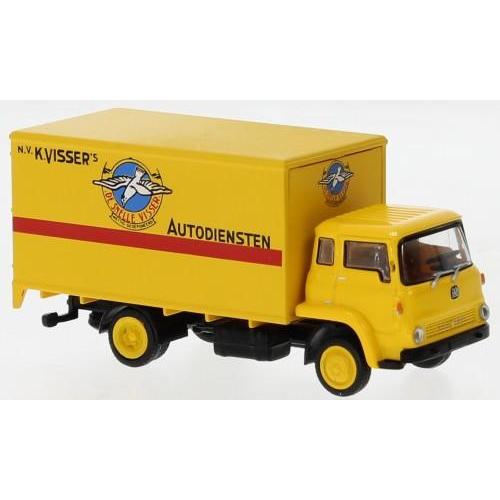 1:87 BREKINA PLAST Bedford Tk Carro Contenitore Visser Servizio Per Le Auto 1. Versione 1971 BRE35917