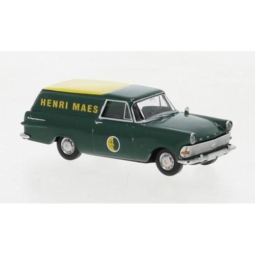 1:87 BREKINA PLAST Opel P2 Casella Di Carro Henri Maes 1960 BRE20075