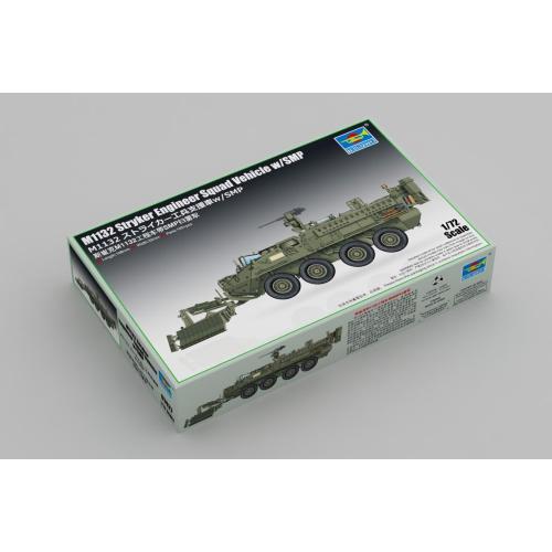 1:72 TRUMPETER KIT M1132 Stryker Engineer Squad Vehicle With Smp & Amp TR07427