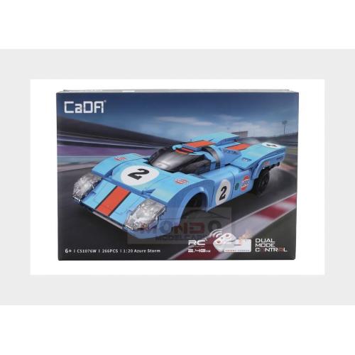 1:20 CADA Porsche Rc 917 Azure Storm 131 1969 266 Pcs Light Blue Orange DBLC51076W